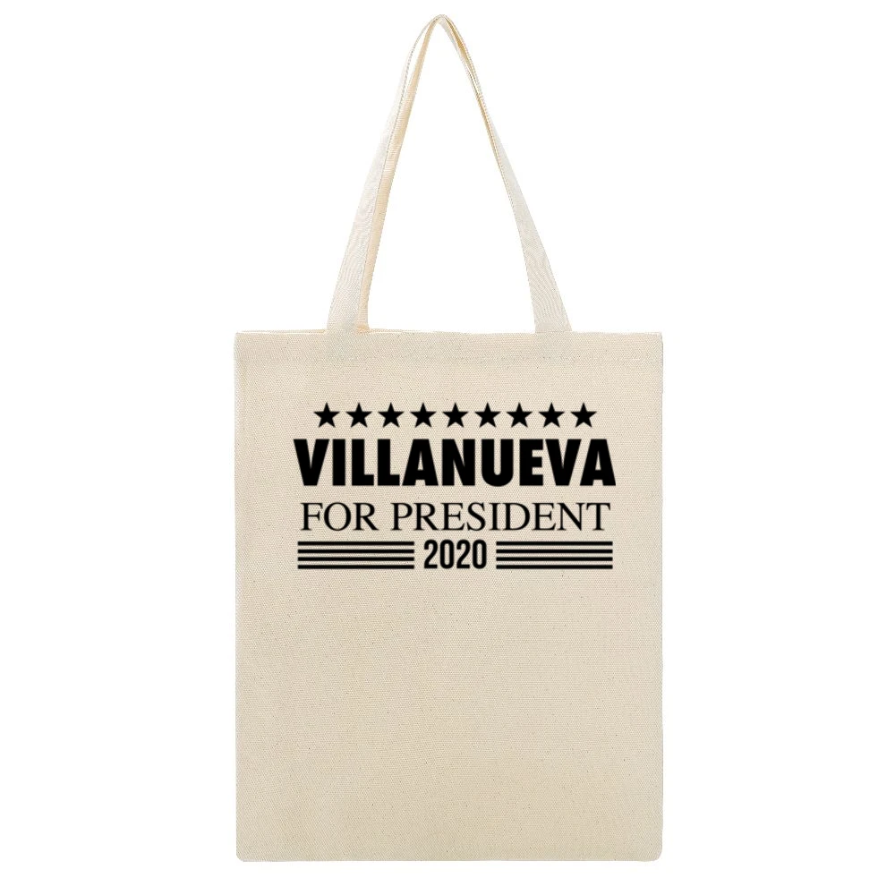 Alejandro Villanueva For President Stand With Him Pittsburgh Football Beige Canvas Tote Shopping Bag
