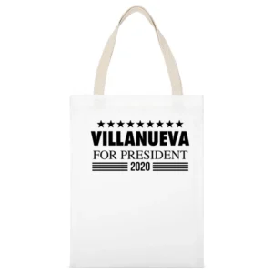 Alejandro Villanueva For President Stand With Him Pittsburgh Football White Canvas Tote Shopping Bag