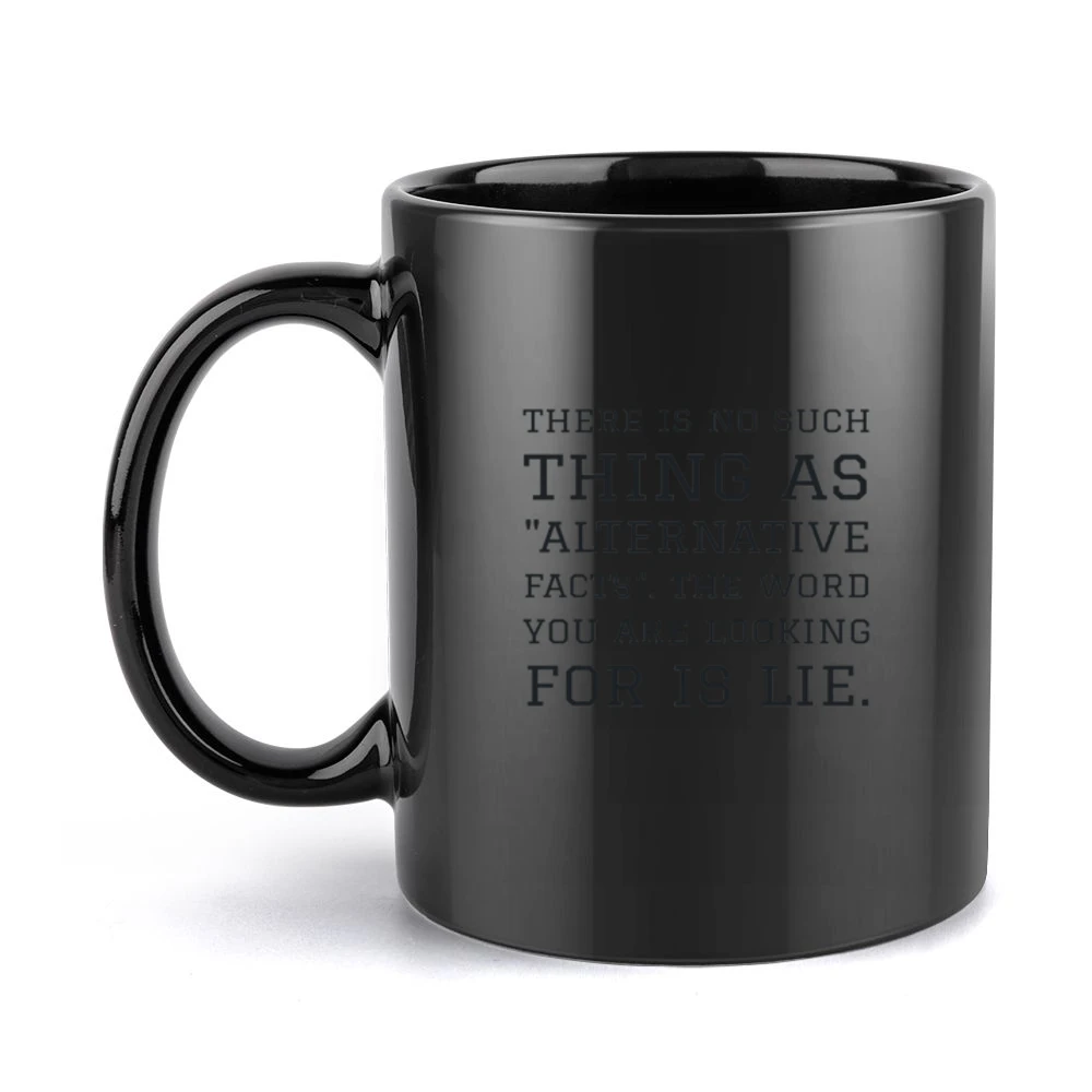 Alternative Facts Tshirt Black Mug