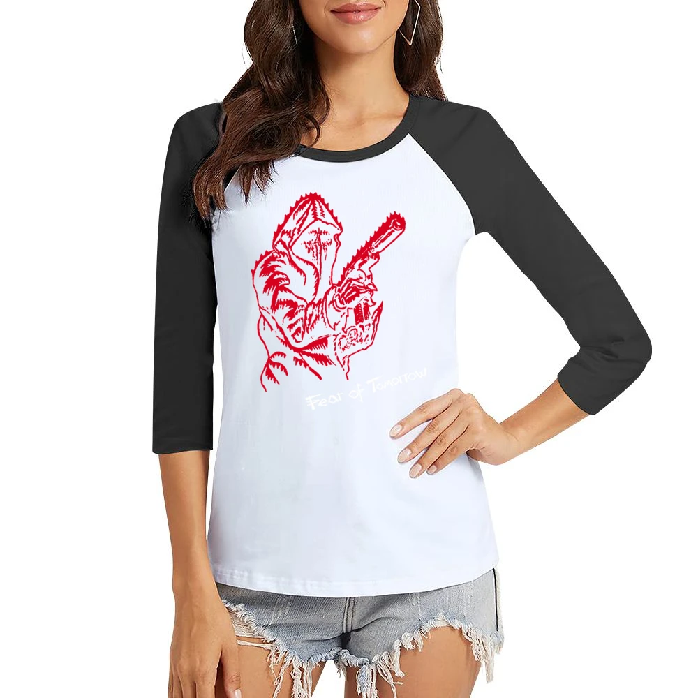 Altilery fear of tomorrow Women Ladies 3-4 Sleeve T-Shirt
