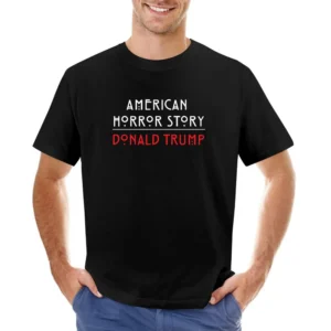 American Horror Story Donald Trump Funny TV Parody Asian Size Men T-Shirt