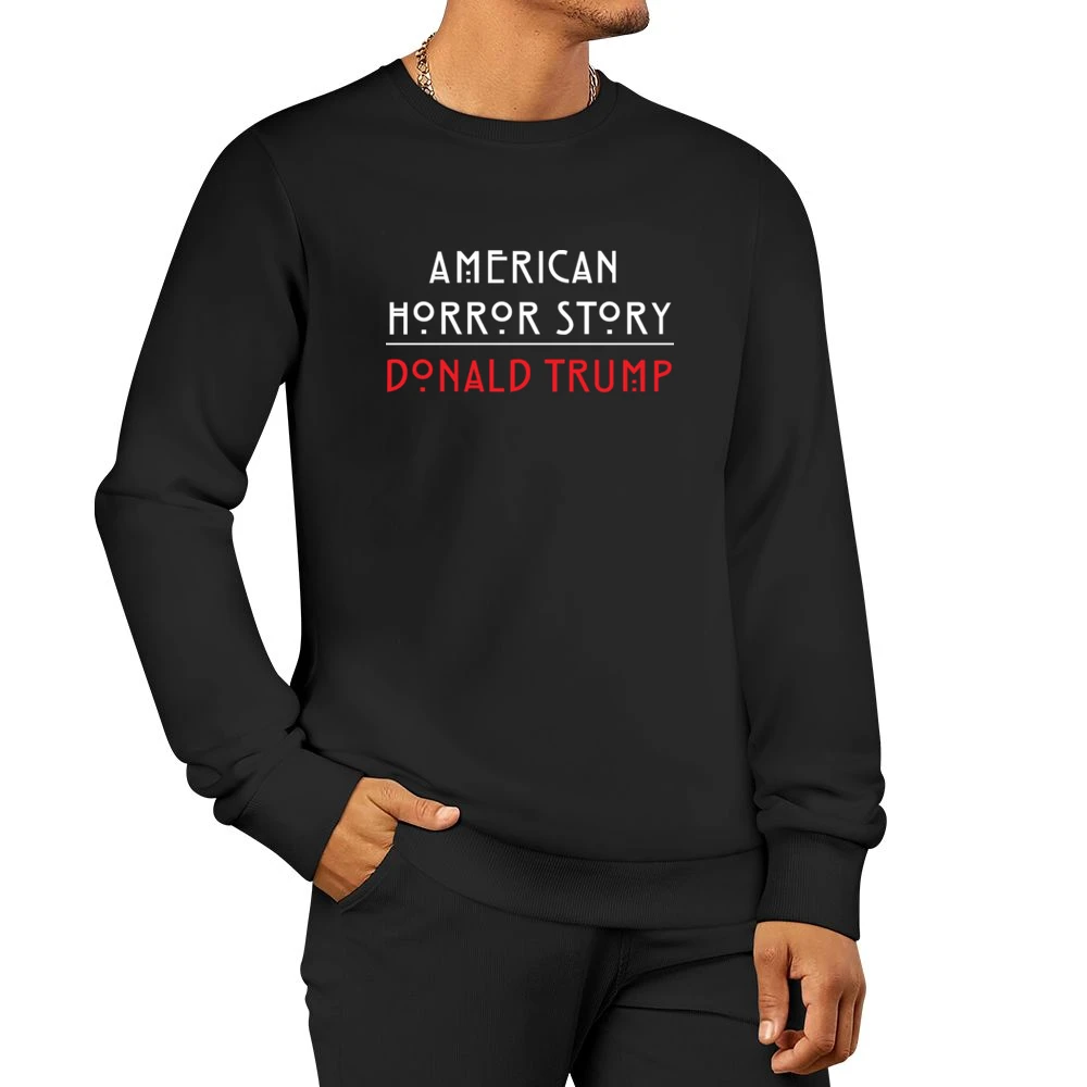 American Horror Story Donald Trump Funny TV Parody Men Pullover Sweatshirt