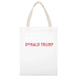 American Horror Story Donald Trump Funny TV Parody White Canvas Tote Shopping Bag