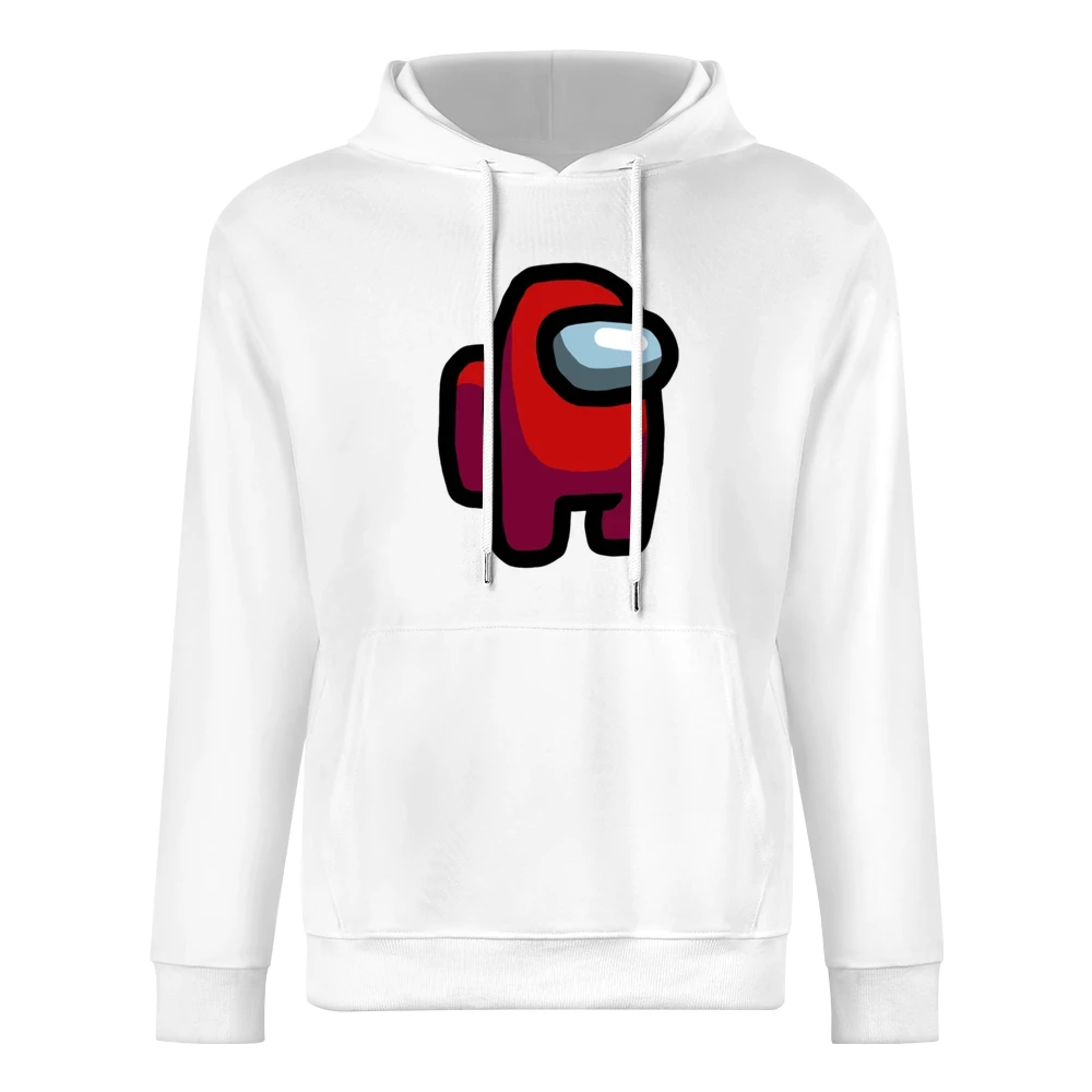Among Us Red Character Fun Video Game Fan European Size Men Hoodie