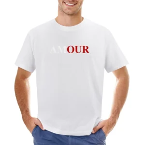Amour Fun Our Love French Popular Celebrity Graphic Asian Size Men T-Shirt