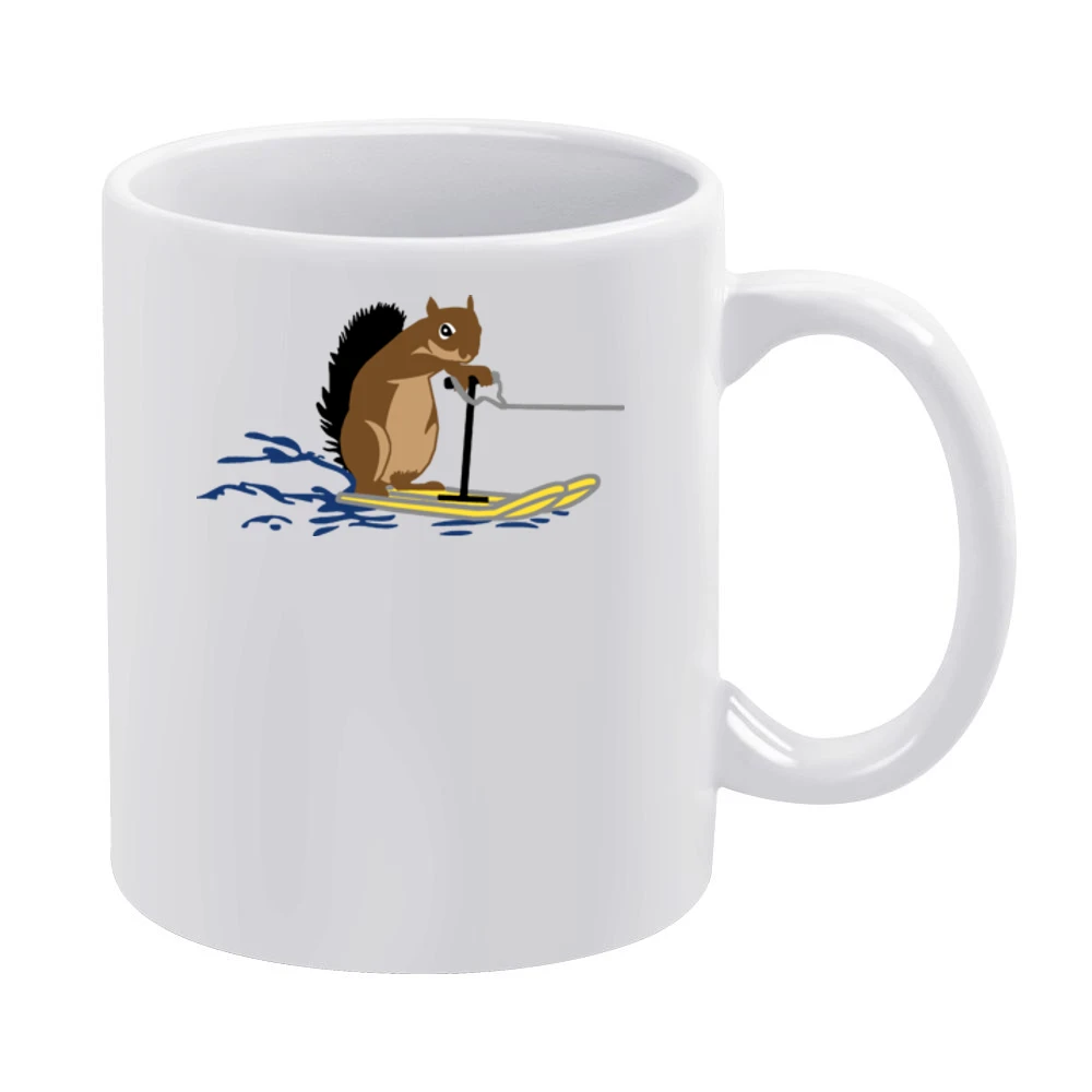 Anchorman Squirrel Waterski White Mug