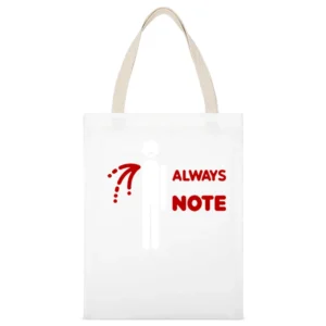 And that's why you always leave a note funny humor White Canvas Tote Shopping Bag