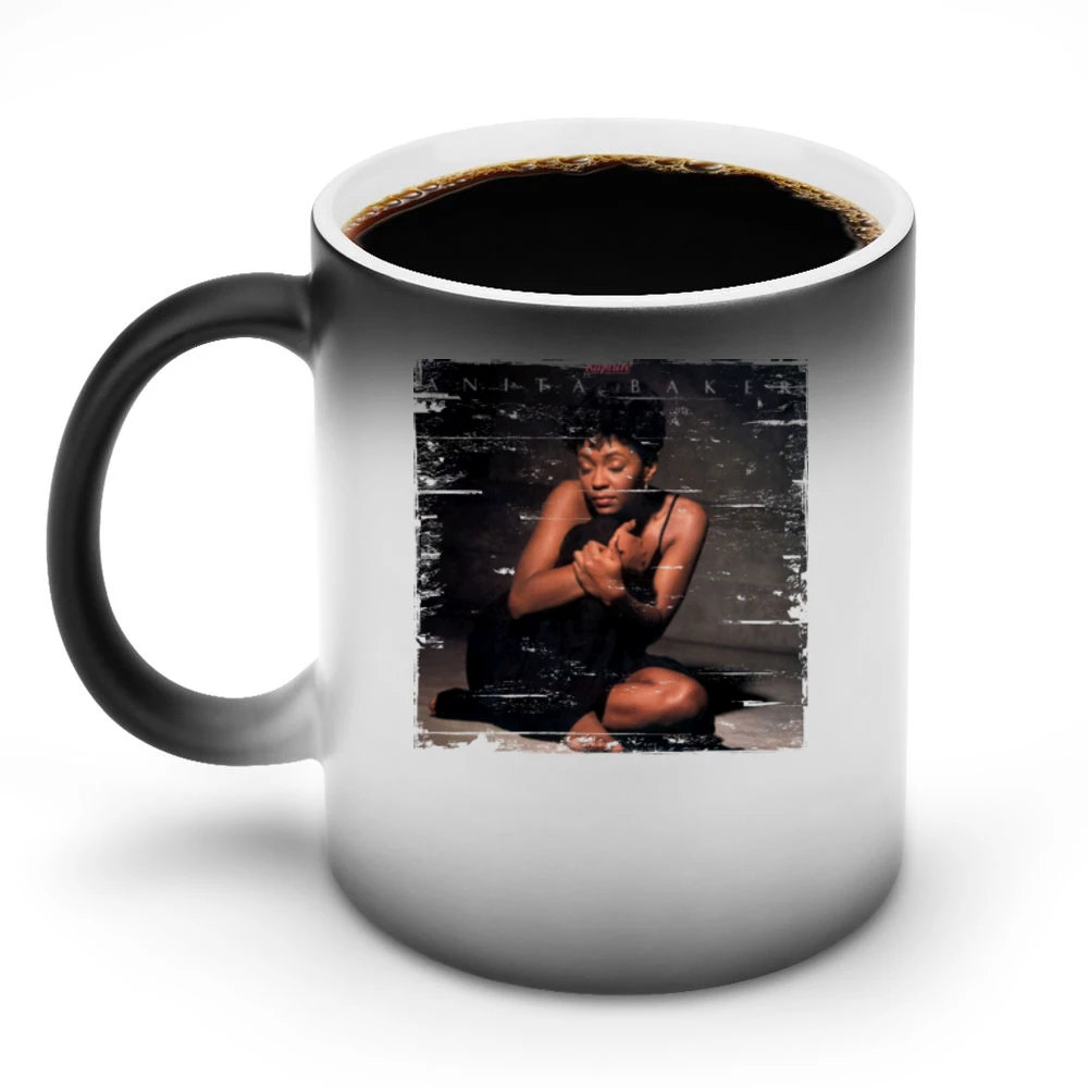 Anita Baker Rapture Album Cover Distressed Image Discoloration Mug