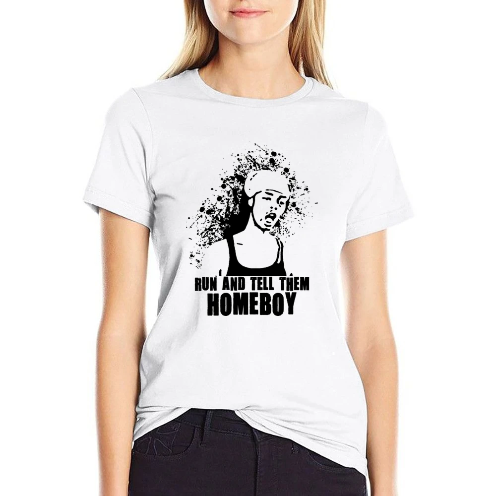 Antoine Dodson Run And Tell Them Homeboy US Size Women Ladies T-shirt