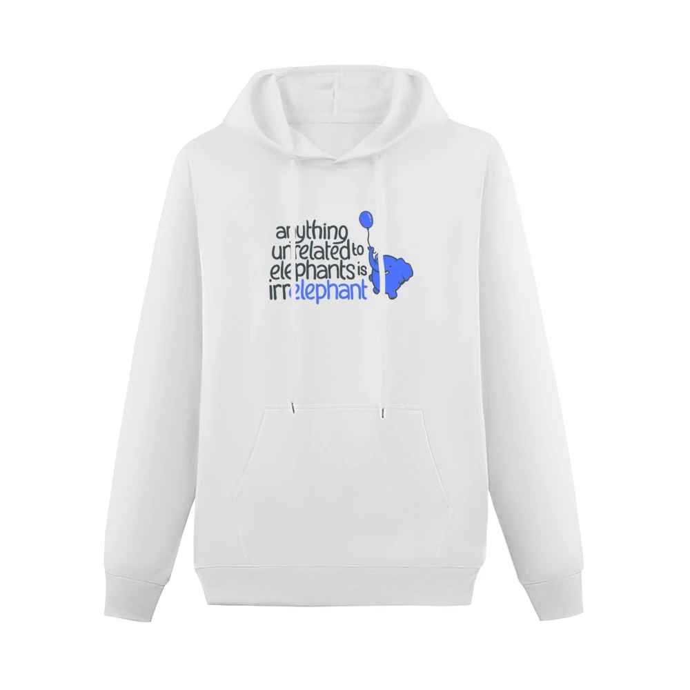 Anything unrelated to elephant Men Hoodie With Pocket