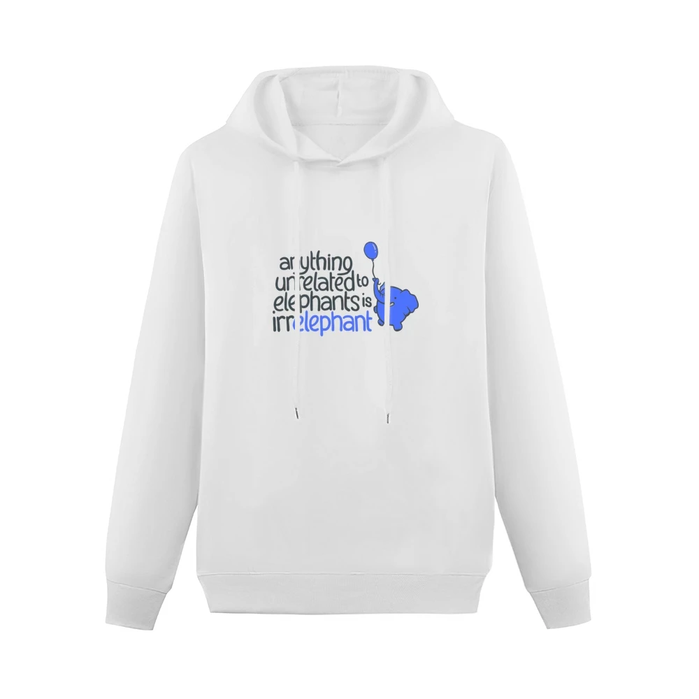 Anything unrelated to elephant Men Hoodie Without Pocket