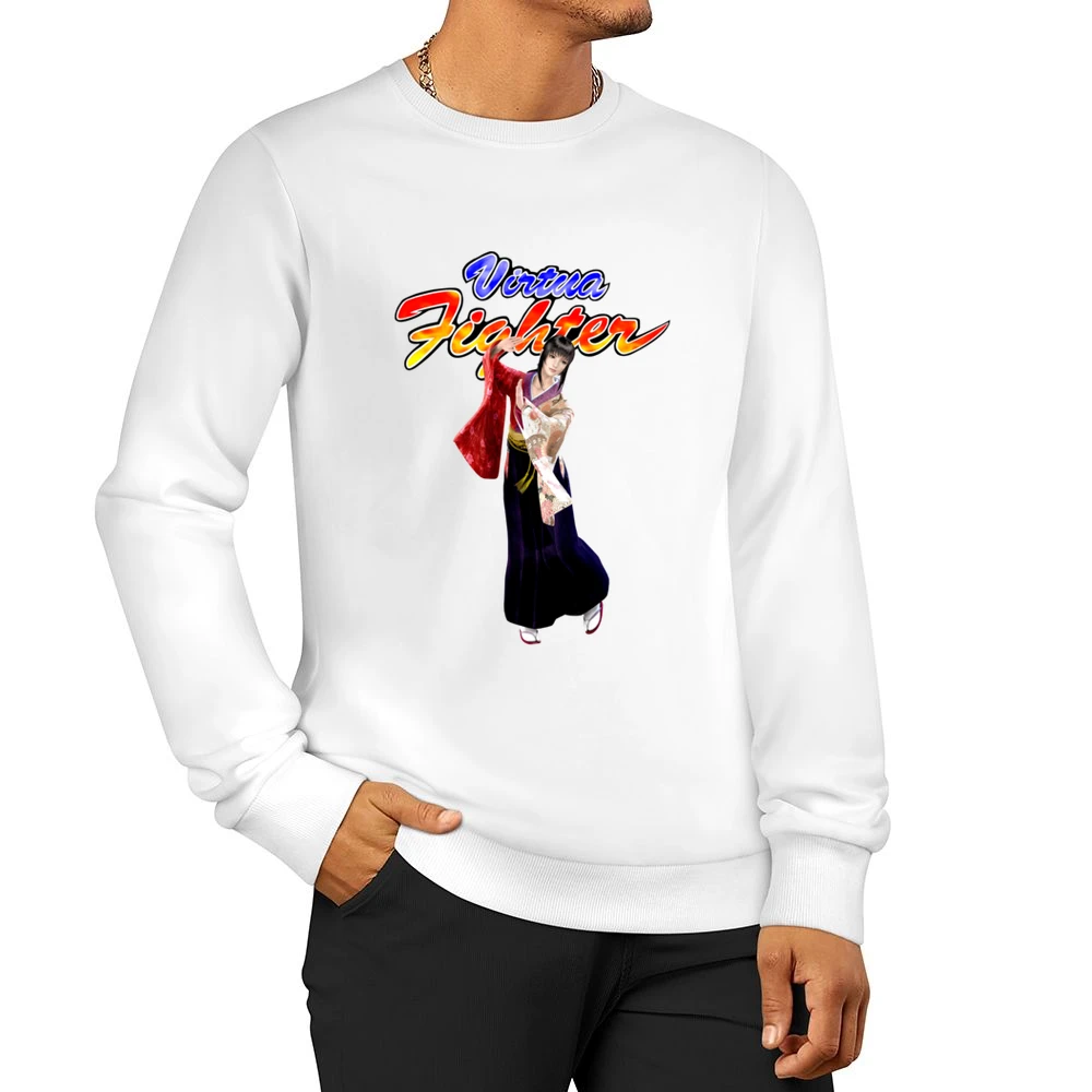 Aoi Umenokoji Virtua Fighter Arcade Fighting Retro Video Game Characte Men Pullover Sweatshirt