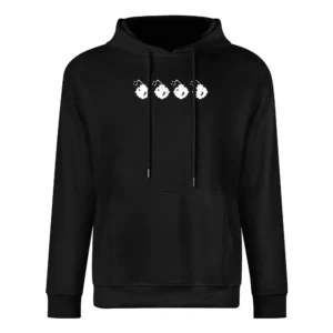 Apple 2 Computer Video Game Retro 80s European Size Men Hoodie