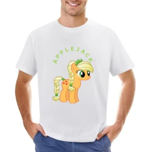 Applejack My Little Pony Asian Size Men T-Shirt