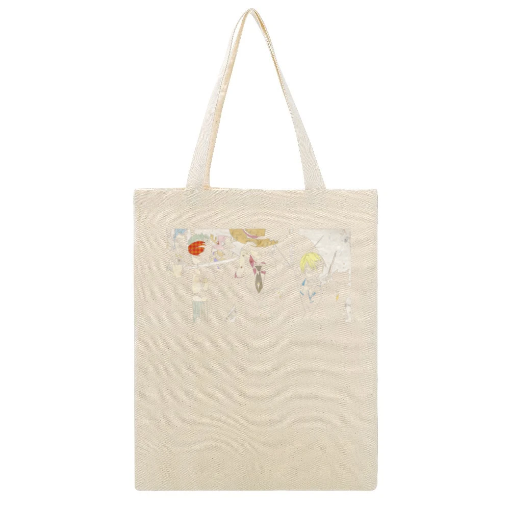 Are they cool - Straw hat pirates member One piece Luffy sanji broke z Beige Canvas Tote Shopping Bag