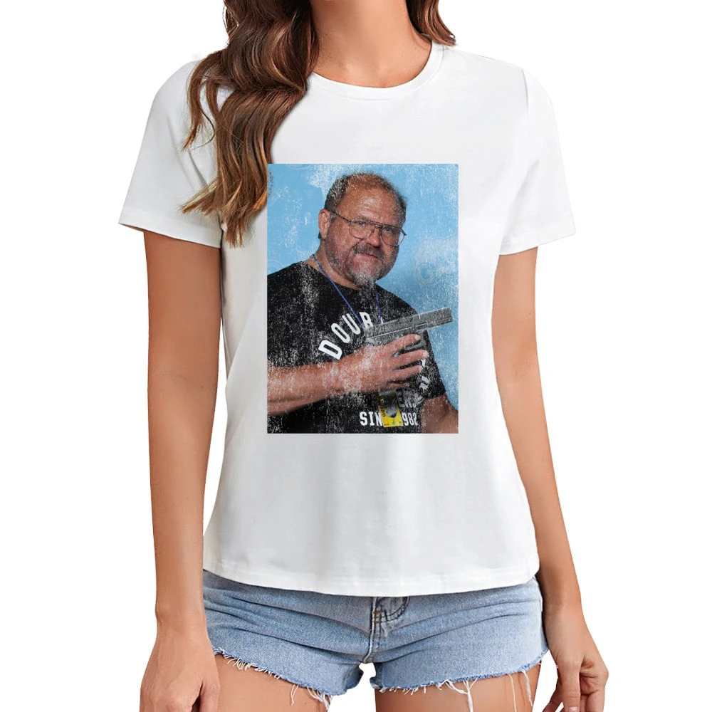 Arn Anderson Glock Wrestling Fan Vintage Style Asian Size Women Ladies T-shirt