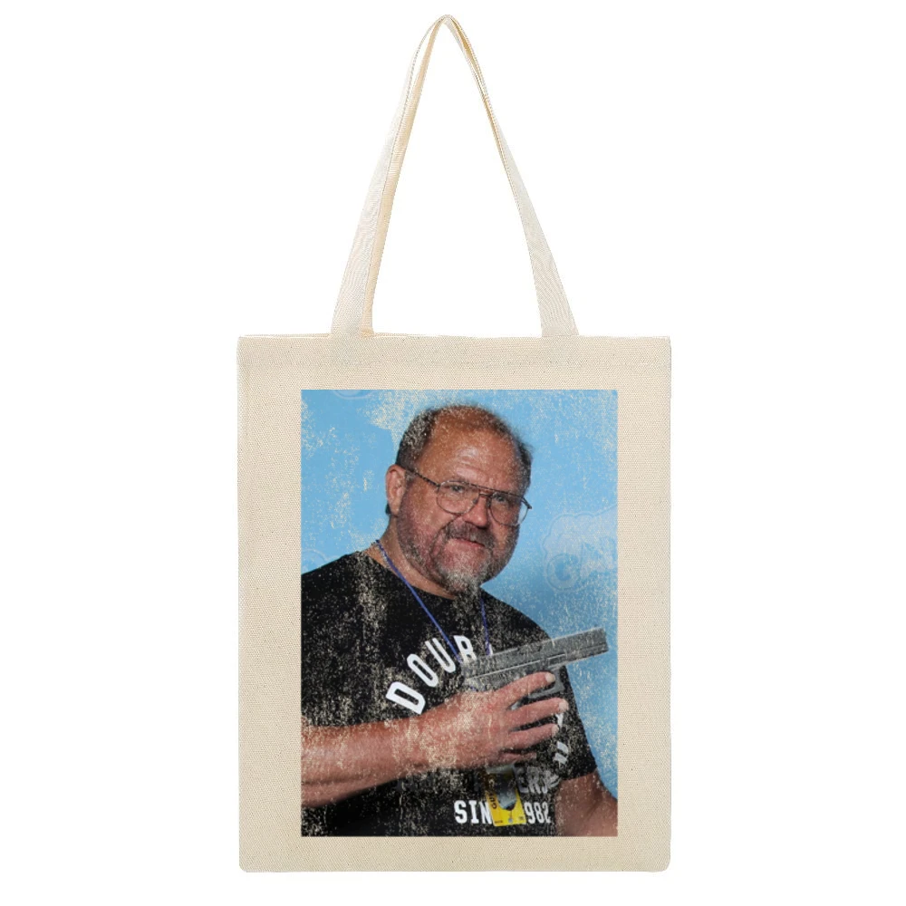 Arn Anderson Glock Wrestling Fan Vintage Style Beige Canvas Tote Shopping Bag