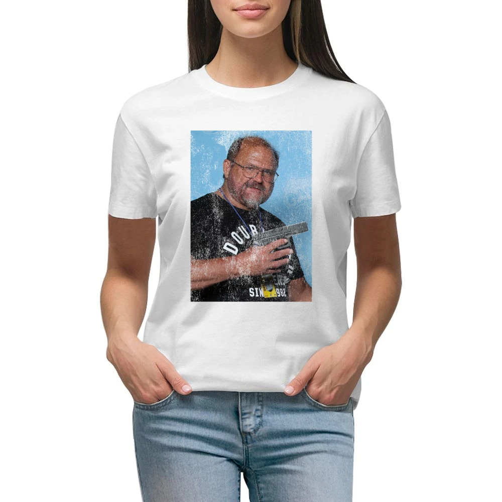 Arn Anderson Glock Wrestling Fan Vintage Style Premium Women Ladies T-shirt