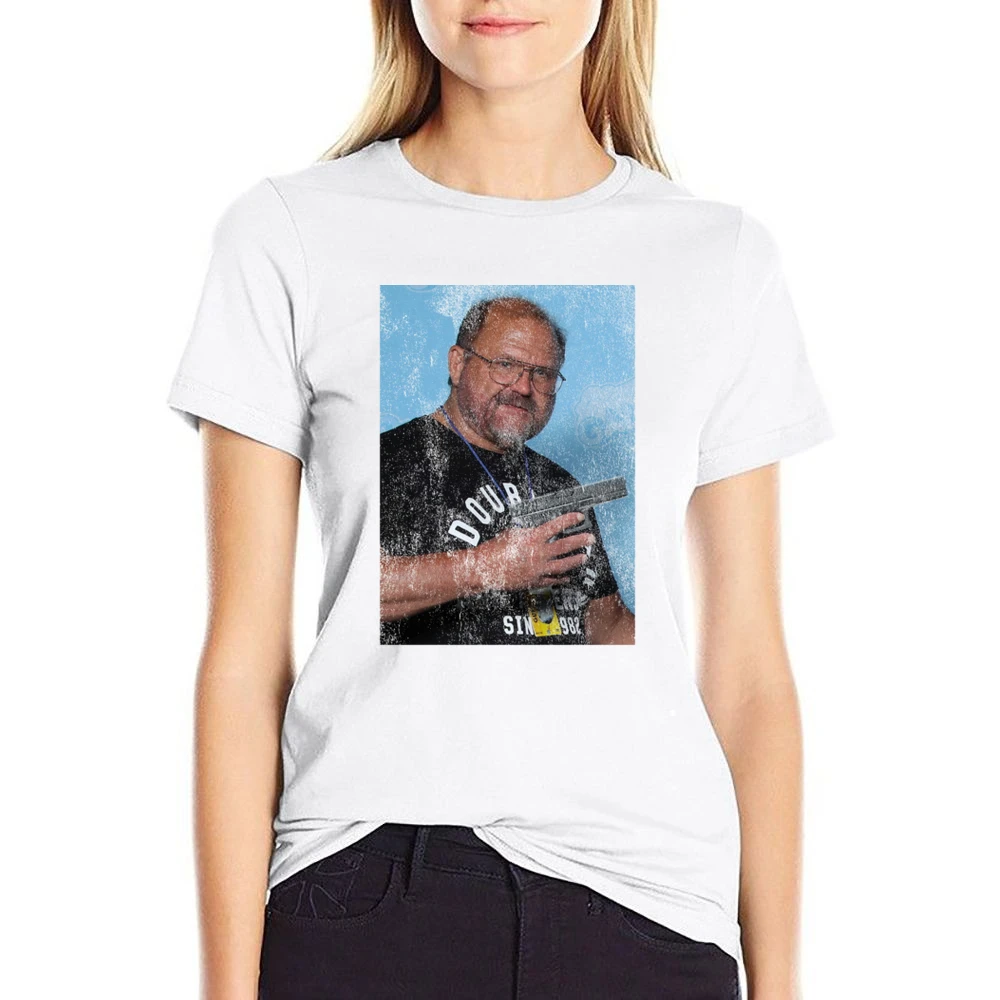 Arn Anderson Glock Wrestling Fan Vintage Style US Size Women Ladies T-shirt
