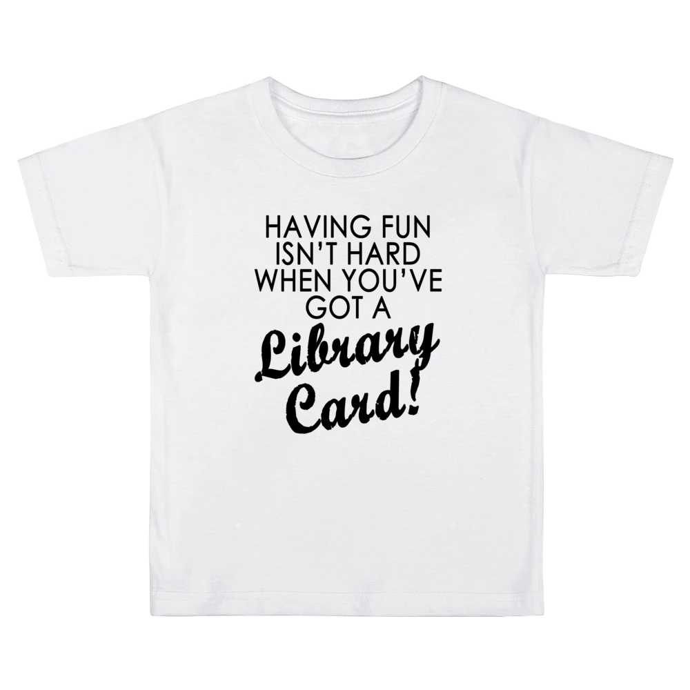 Arthur Library Card Fun Quote Tee Shirt Kids Boys Girls T-Shirt