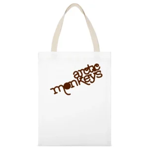Artic Monkeys A03 White Canvas Tote Shopping Bag