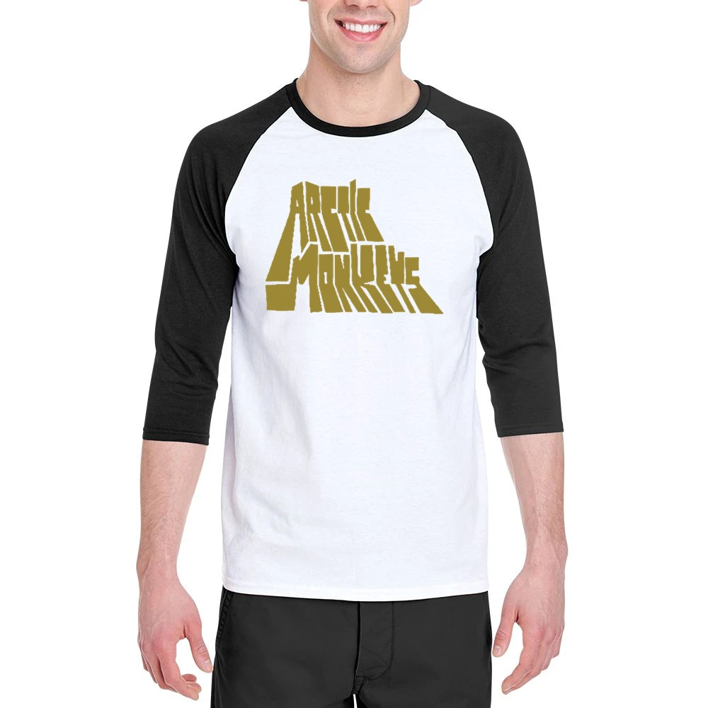 Artic Monkeys a04 Men 3/4 Sleeve T-Shirt