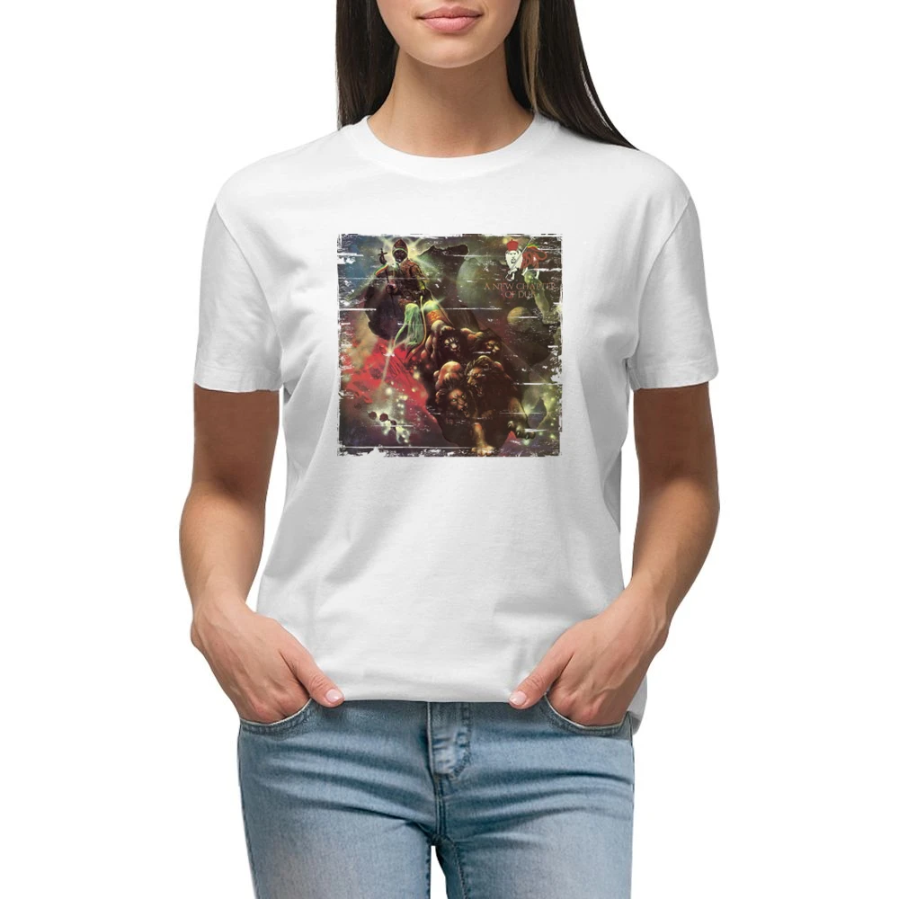 Aswad New Chapter Album Cover Distressed Image Premium Women Ladies T-shirt