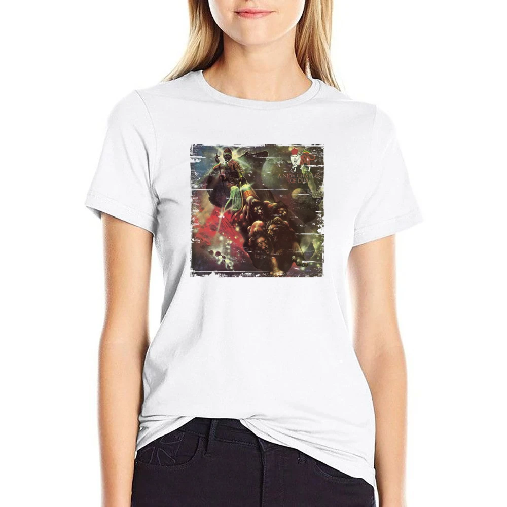 Aswad New Chapter Album Cover Distressed Image US Size Women Ladies T-shirt