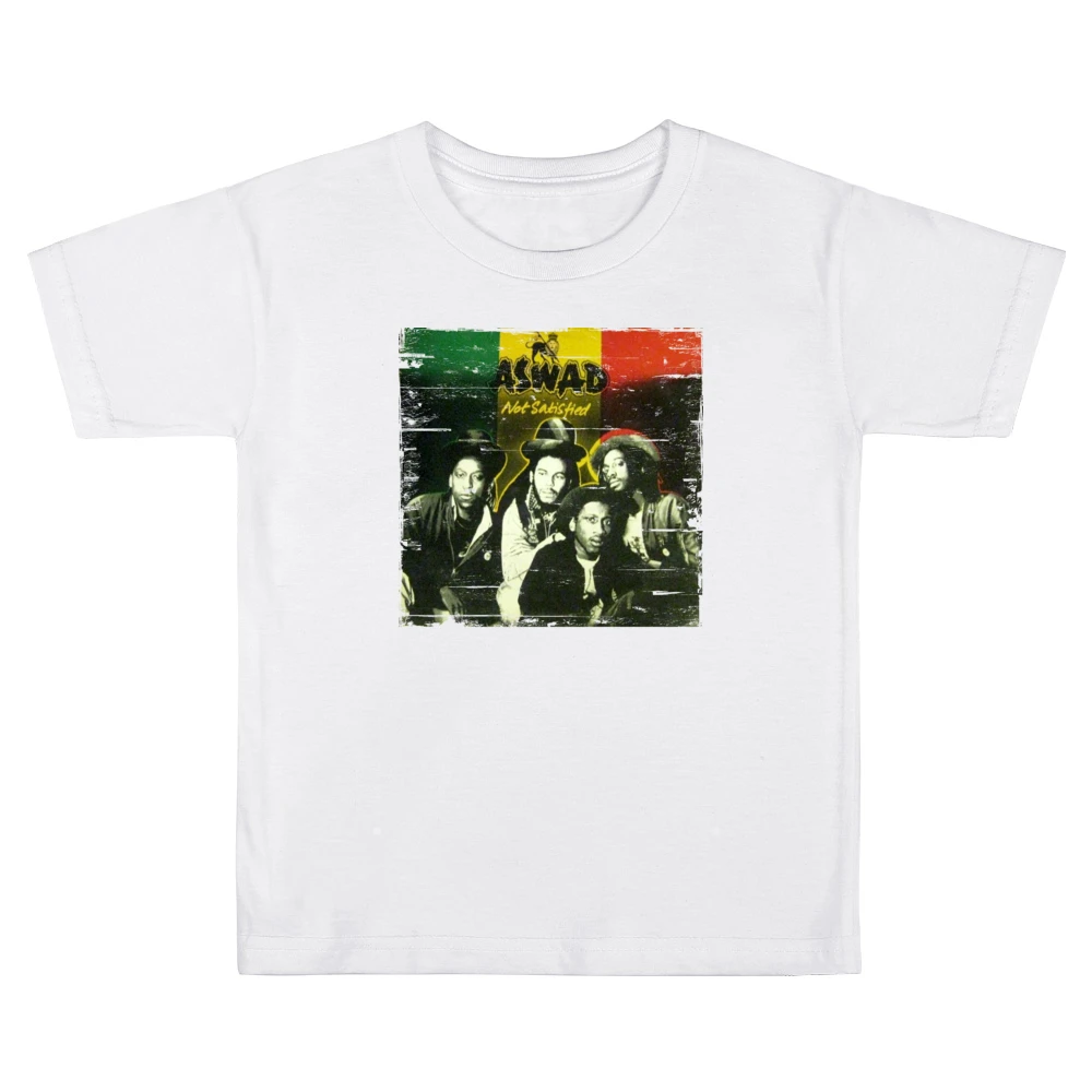 Aswad Not Satisfied Album Cover Distressed Image Kids Boys Girls T-Shirt