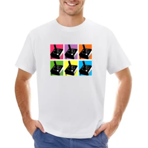 Atari Joystick Retro Asian Size Men T-Shirt
