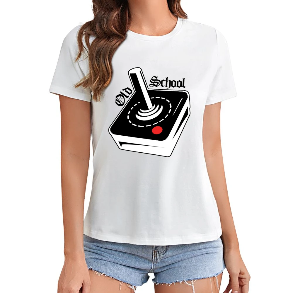 Atari Joystick Retro Asian Size Women Ladies T-shirt