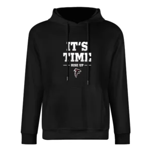 Atlanta Falcons Its Time Rise up Tshirt European Size Men Hoodie