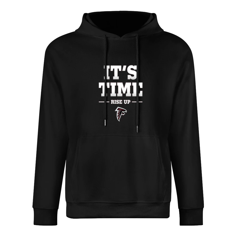 Atlanta Falcons Its Time Rise up Tshirt European Size Men Hoodie