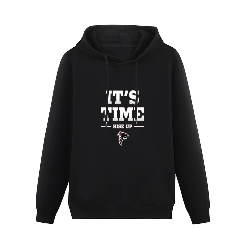 Atlanta Falcons Its Time Rise up Tshirt Men Hoodie Without Pocket