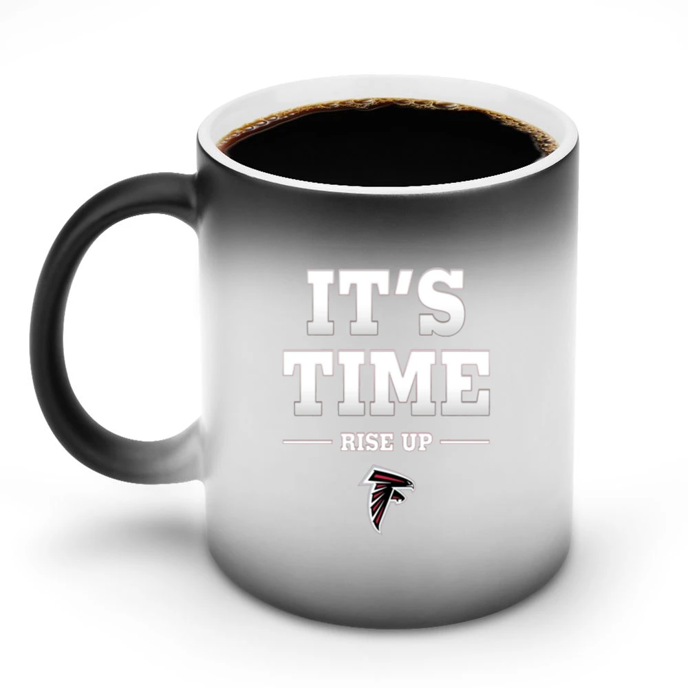 Atlanta Falcons Rise UP its Time Tshirt Discoloration Mug
