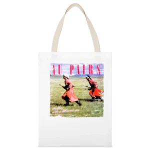 Au Pairs Playing With A Different Sex Album Cover Distressed Image T S White Canvas Tote Shopping Bag