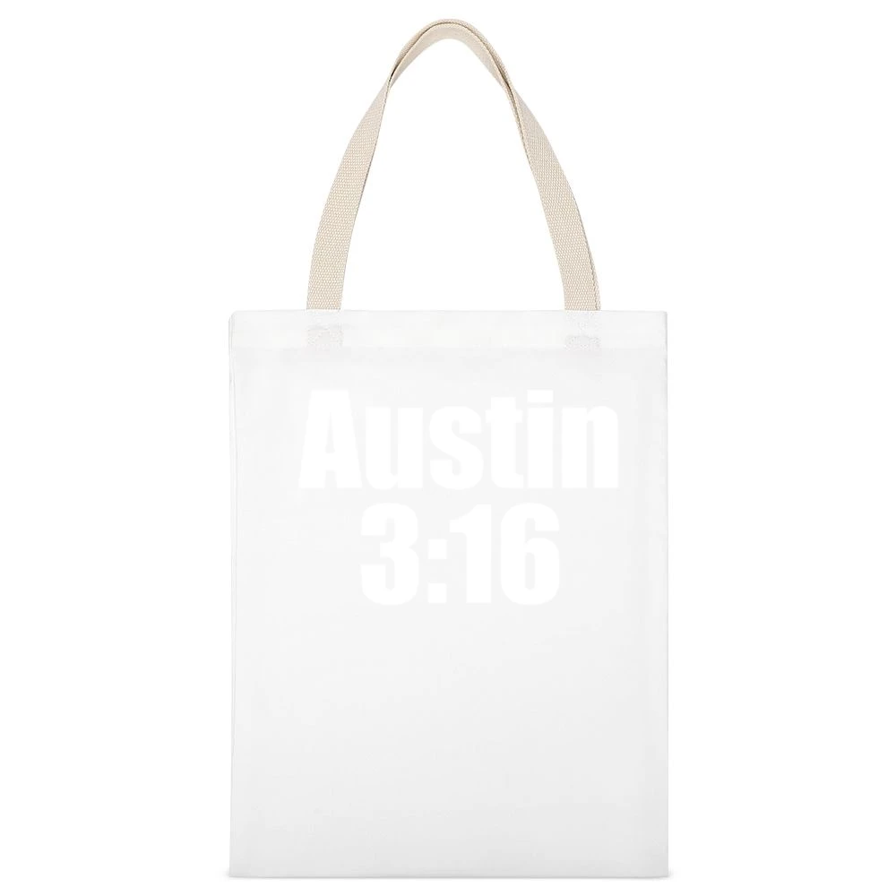 Austin Three Sixteen Wrestling Kevin Love Cleveland Basketball Champio White Canvas Tote Shopping Bag