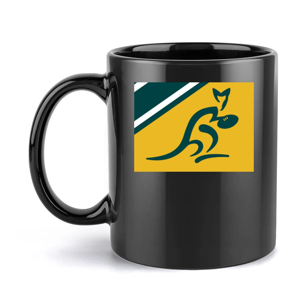 Australia Rugby Black Mug