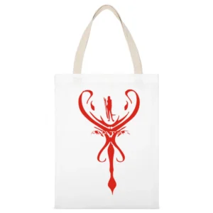 Avatar Movie White Canvas Tote Shopping Bag