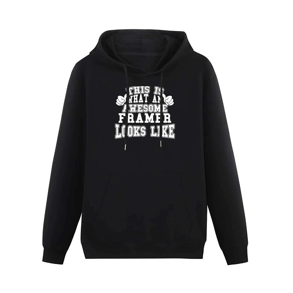 Awesome Framer Tshirt Construction Humor Men Hoodie With Pocket