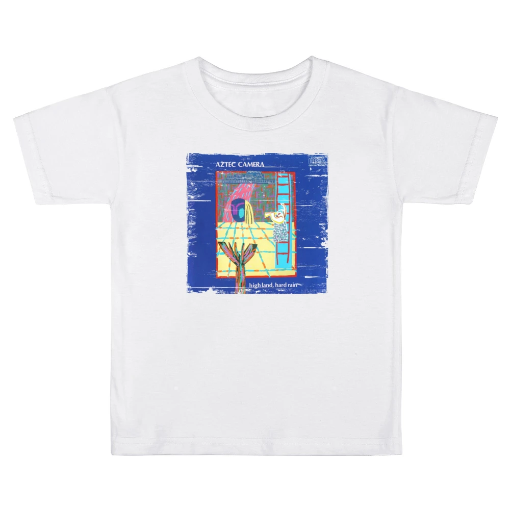 Aztec Camera High Land Hard Rain Album Cover Distressed Image Kids Boys Girls T-Shirt