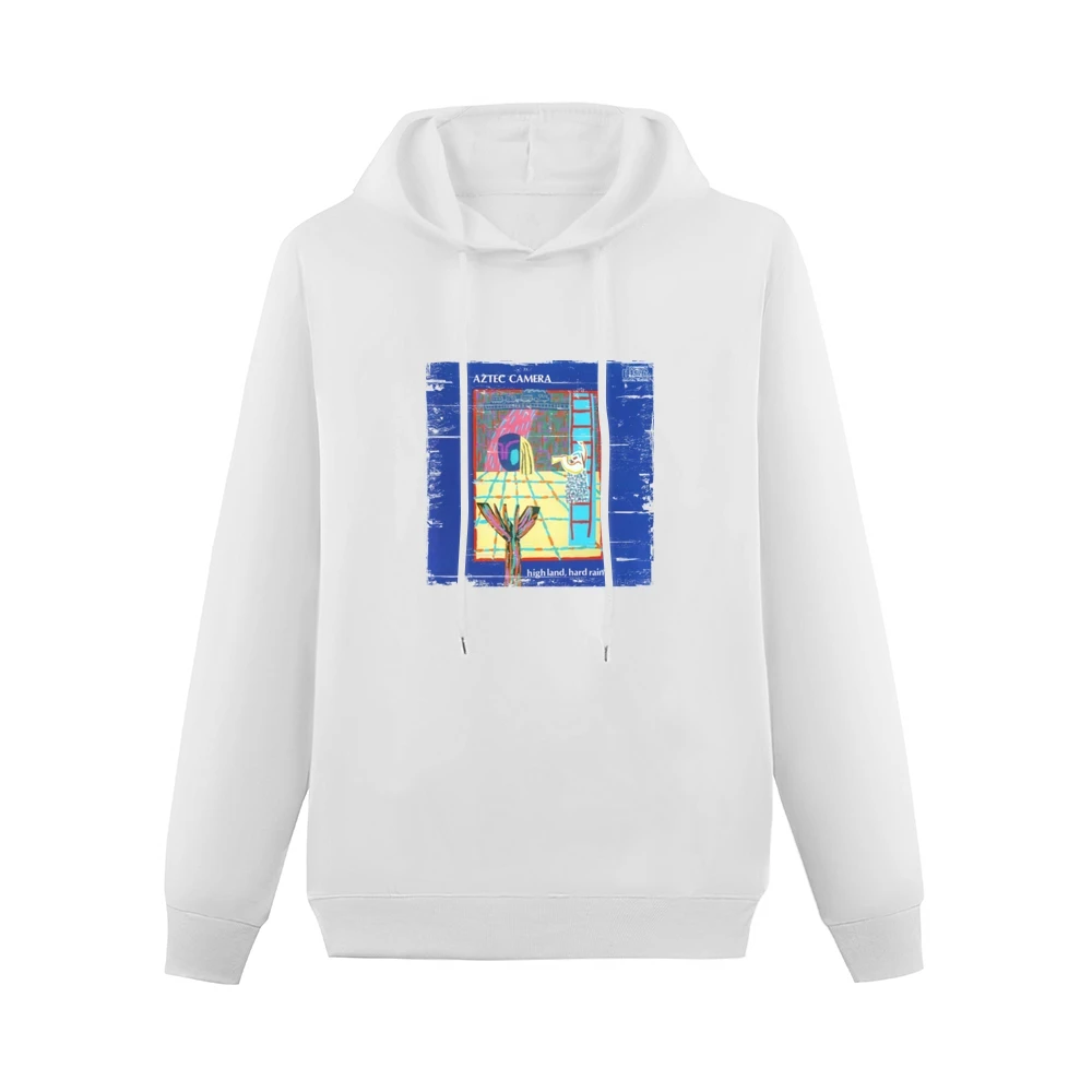 Aztec Camera High Land Hard Rain Album Cover Distressed Image Men Hoodie Without Pocket