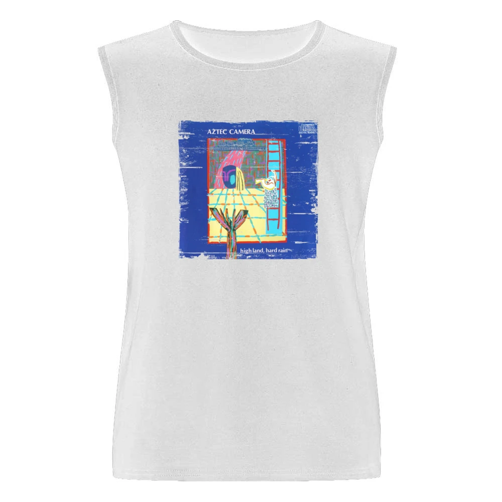 Aztec Camera High Land Hard Rain Album Cover Distressed Image Men Sleeveless T-Shirt