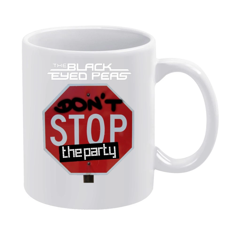 BEP the black eyed peas don't stop the party White Mug