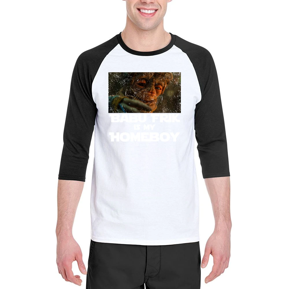 Babu Frik Is My Homeboy Star Wars Rise Of Skywalker Fan Men 3/4 Sleeve T-Shirt