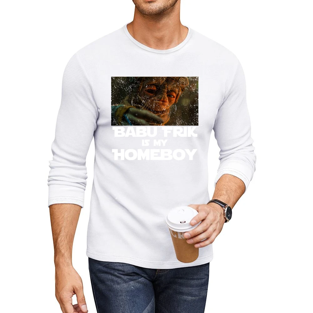Babu Frik Is My Homeboy Star Wars Rise Of Skywalker Fan Men CrewNeck Long Sleeve T-Shirt