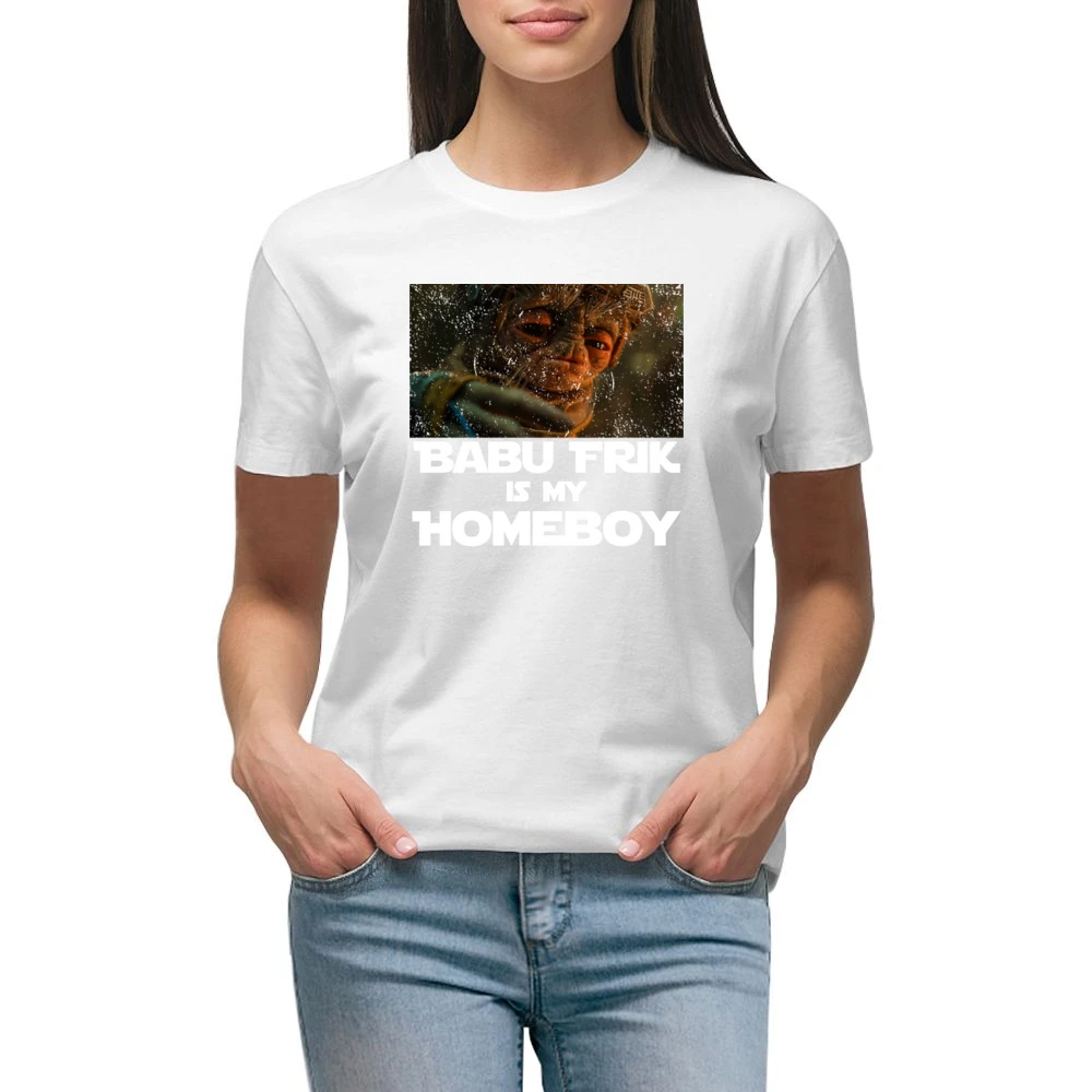 Babu Frik Is My Homeboy Star Wars Rise Of Skywalker Fan Premium Women Ladies T-shirt