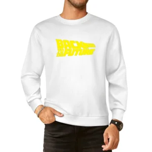 Back To The Future Movie European Size Pullover Sweater