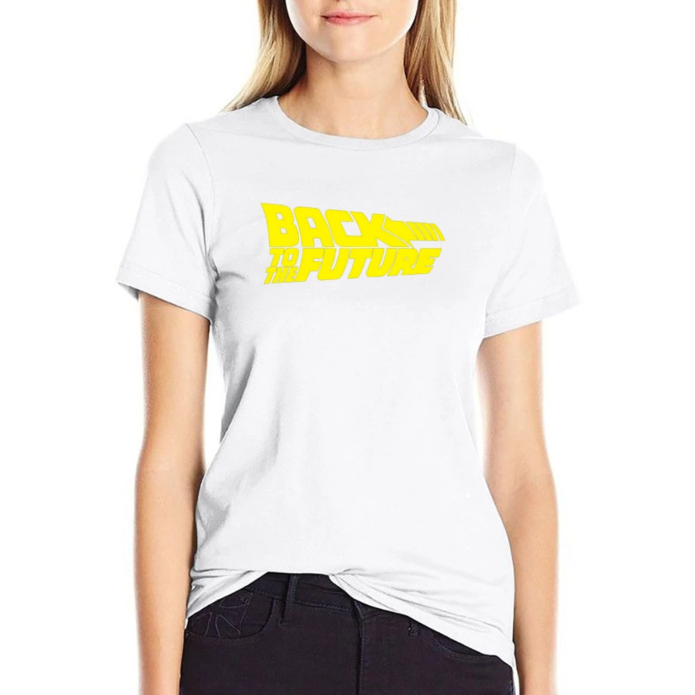 Back To The Future Movie US Size Women Ladies T-shirt