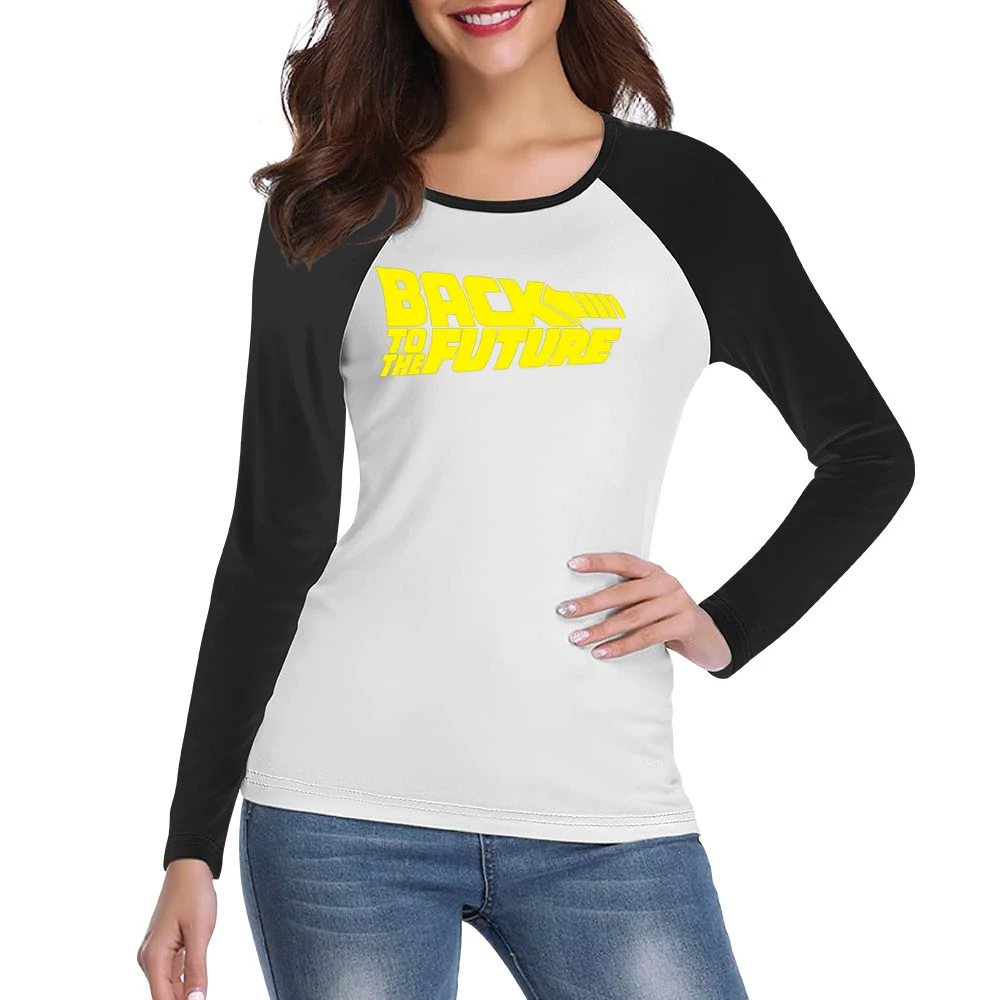 Back To The Future Movie Women Ladies Long Sleeve T-Shirt